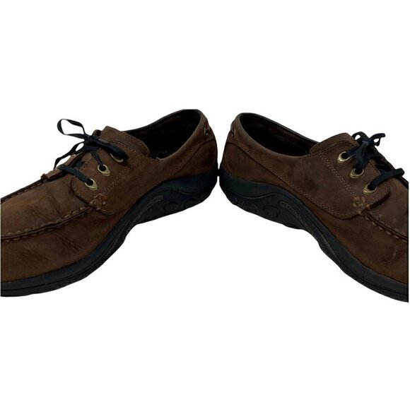 Merrell Mens Jungle Sport Casual Shoes Brown Black Lace Up Low Top Moc Toe 11 main image 6